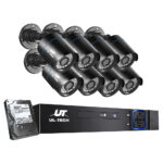 CCTV Security System 8CH DVR 8 Cameras 4TB Hard Drive by Ul Tech