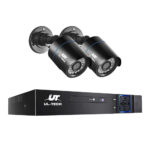 CCTV Security System 4CH DVR 2 Cameras 1080p by Ul Tech