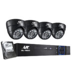 CCTV Security System 4CH DVR 4 Cameras 1TB Hard Drive by Ul Tech