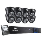 CCTV Security System 8CH DVR 8 Cameras 1TB Hard Drive by Ul Tech