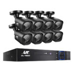 CCTV Security System 8CH DVR 8 Cameras 1080p by Ul Tech