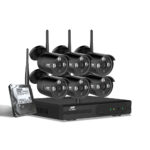 Wireless CCTV Security System 8CH NVR 3MP 6 Bullet Cameras 1TB by Ul Tech