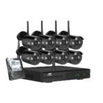 Wireless CCTV Security System 8CH NVR 3MP 8 Bullet Cameras 4TB by Ul Tech